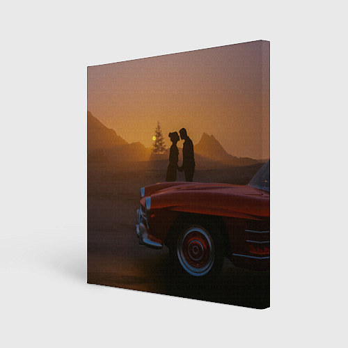 Картина квадратная Романтическое свидание / 3D-принт – фото 1