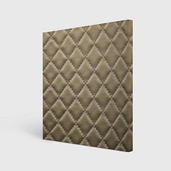 Картина квадратная Стёганая кожа - fashion texture