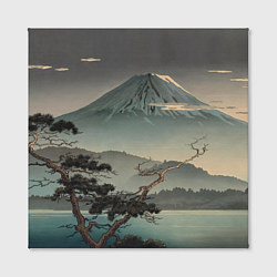 Холст квадратный Великий вулкан Фудзияма, цвет: 3D-принт — фото 2