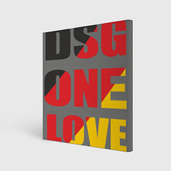 Холст квадратный Коробка DSG, цвет: 3D-принт