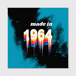 Холст квадратный Made in 1964: liquid art, цвет: 3D-принт — фото 2