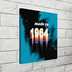 Холст квадратный Made in 1964: liquid art, цвет: 3D-принт — фото 2