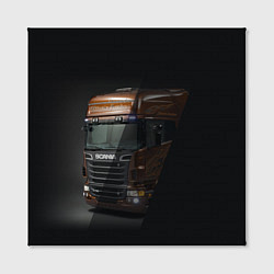 Холст квадратный Scania, цвет: 3D-принт — фото 2
