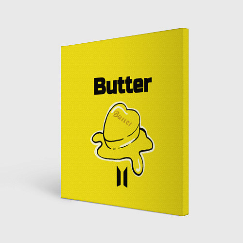 Картина квадратная BTS butter / 3D-принт – фото 1