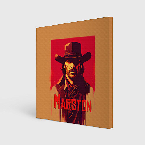 Картина квадратная John Marston poster / 3D-принт – фото 1