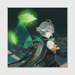 Холст квадратный Alhaitham Genshin Impact, цвет: 3D-принт — фото 2