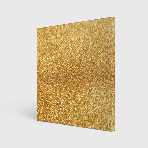 Картина квадратная Золотой песок / 3D-принт – фото 1