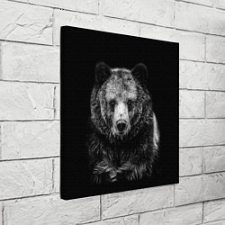 Холст квадратный Медведь тотем славян, цвет: 3D-принт — фото 2