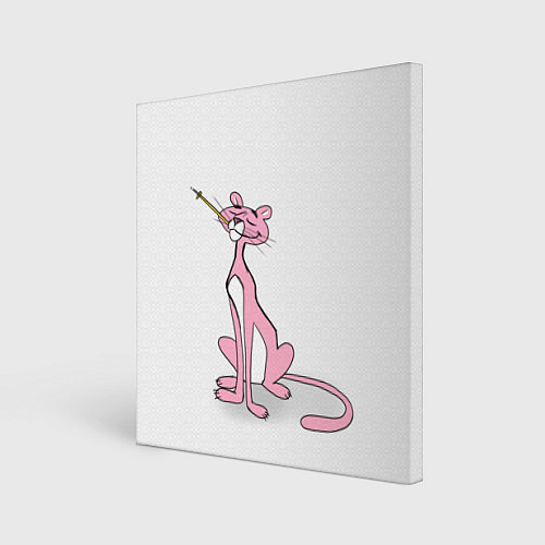 Картина квадратная Шикарная пантера / 3D-принт – фото 1