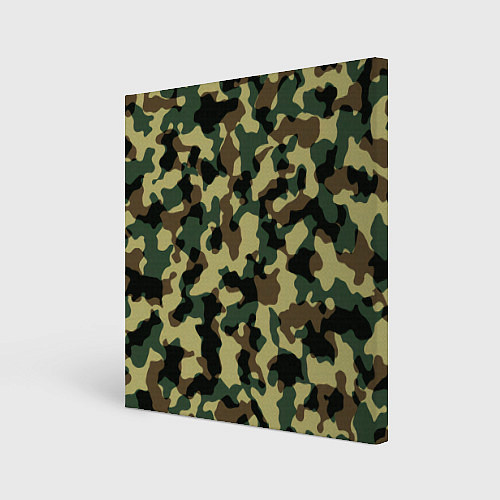 Картина квадратная Военный камуфляж / 3D-принт – фото 1