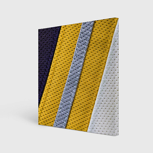 Картина квадратная Полосатая в дырочку / 3D-принт – фото 1