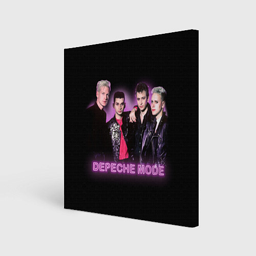 Картина квадратная 80s Depeche Mode neon / 3D-принт – фото 1