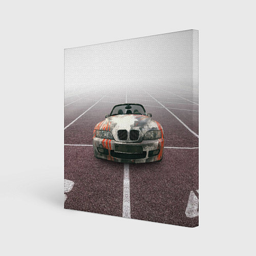 Картина квадратная Родстер BMW Z4 / 3D-принт – фото 1