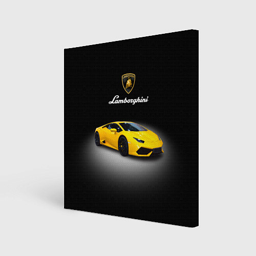 Картина квадратная Спорткар Lamborghini Aventador / 3D-принт – фото 1
