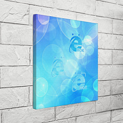 Холст квадратный Ё-Моё интернет эксплорер, цвет: 3D-принт — фото 2