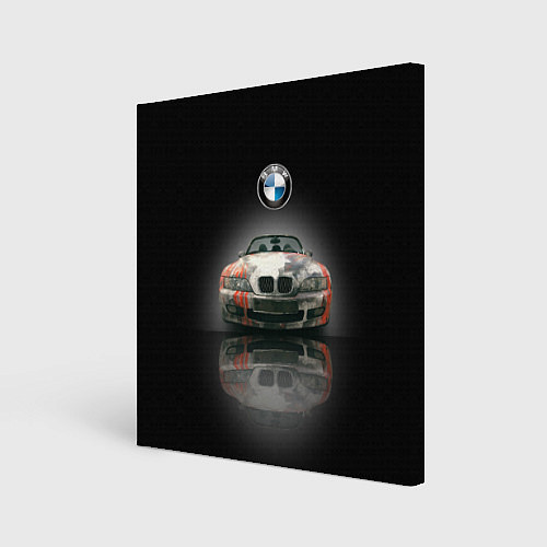 Картина квадратная Немецкий люксовый кабриолет BMW Z4 / 3D-принт – фото 1