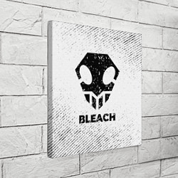 Холст квадратный Bleach с потертостями на светлом фоне, цвет: 3D-принт — фото 2