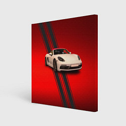 Картина квадратная Немецкий спортивный автомобиль Porsche