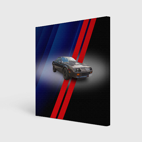 Картина квадратная Американский маслкар Chevrolet Camaro 1983 года / 3D-принт – фото 1