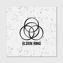 Холст квадратный Elden Ring glitch на светлом фоне, цвет: 3D-принт — фото 2