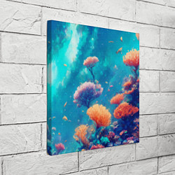 Холст квадратный Океанские глубины, цвет: 3D-принт — фото 2