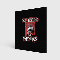 Картина квадратная Exploited - punks not dead