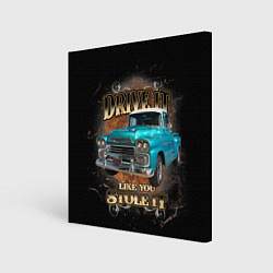 Картина квадратная Пикап Chevrolet Apache 3100 1959 года