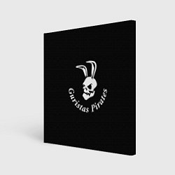 Холст квадратный Guristas pirates black, цвет: 3D-принт