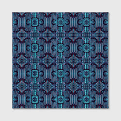 Холст квадратный Сине-фиолетовый киберпанк, цвет: 3D-принт — фото 2