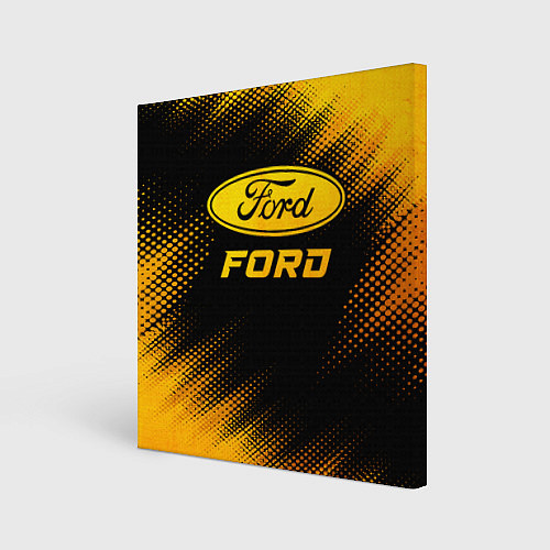 Картина квадратная Ford - gold gradient / 3D-принт – фото 1