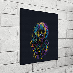 Холст квадратный Альберт Эйнштейн от нейросети, цвет: 3D-принт — фото 2