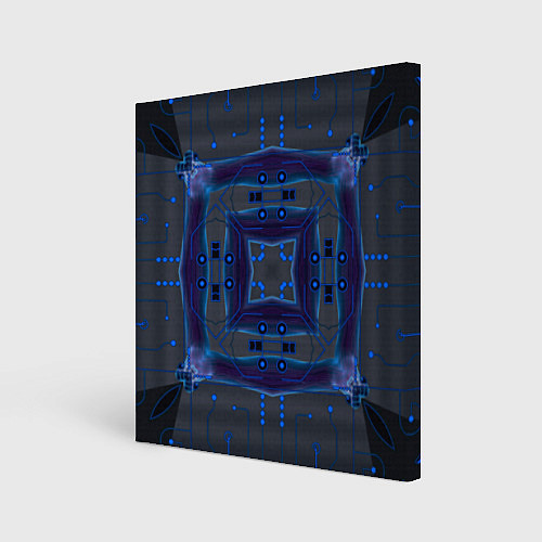 Картина квадратная Кубические волны / 3D-принт – фото 1