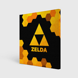 Картина квадратная Zelda - gold gradient