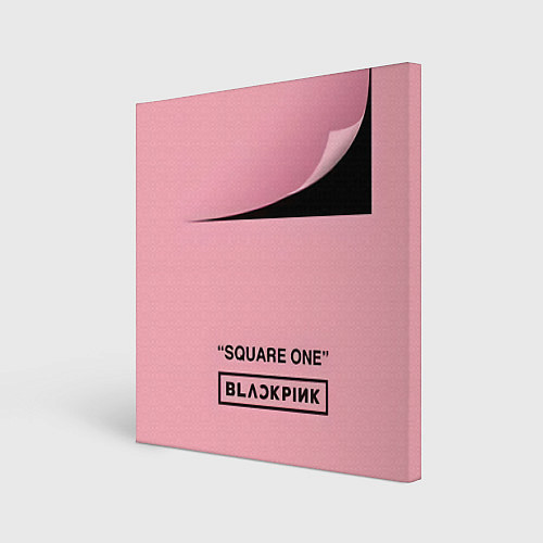 Картина квадратная Логотип Blackpink альбома Square One / 3D-принт – фото 1