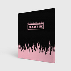 Картина квадратная Blackpink - flames