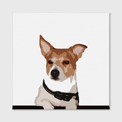 Холст квадратный Джек-рассел терьер, цвет: 3D-принт — фото 2