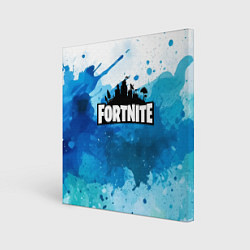 Картина квадратная Fortnite Logo Paint