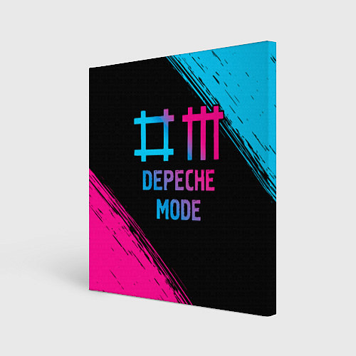 Картина квадратная Depeche Mode - neon gradient / 3D-принт – фото 1