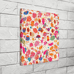 Холст квадратный Морской пляж, цвет: 3D-принт — фото 2