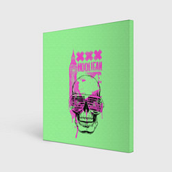 Холст квадратный Hooligan - skull, цвет: 3D-принт