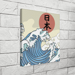 Холст квадратный Япония море, цвет: 3D-принт — фото 2