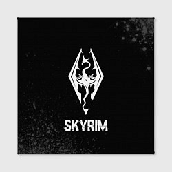 Холст квадратный Skyrim glitch на темном фоне, цвет: 3D-принт — фото 2