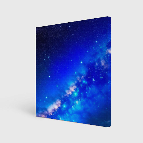 Картина квадратная Космос млечный путь / 3D-принт – фото 1