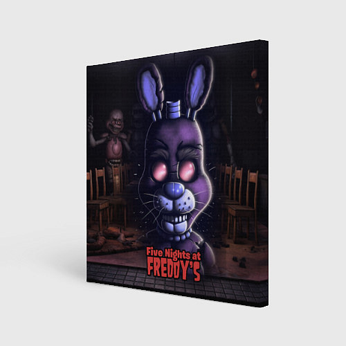 Картина квадратная Five Nights at Freddys Bonnie / 3D-принт – фото 1