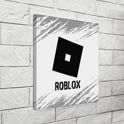 Холст квадратный Roblox glitch на светлом фоне, цвет: 3D-принт — фото 2