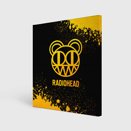 Картина квадратная Radiohead - gold gradient / 3D-принт – фото 1