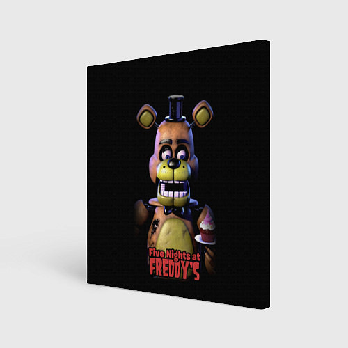 Картина квадратная Five Nights at Freddy / 3D-принт – фото 1