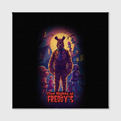 Холст квадратный Five Nights at Freddys horror, цвет: 3D-принт — фото 2