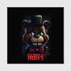 Холст квадратный Забавный Фреди, цвет: 3D-принт — фото 2