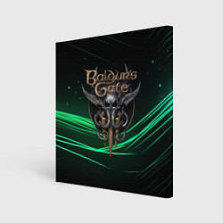 Картина квадратная Baldurs Gate 3 dark green